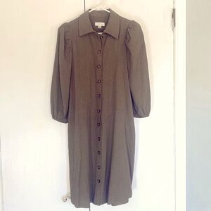 {Calvin Klein} Olive Green Dress